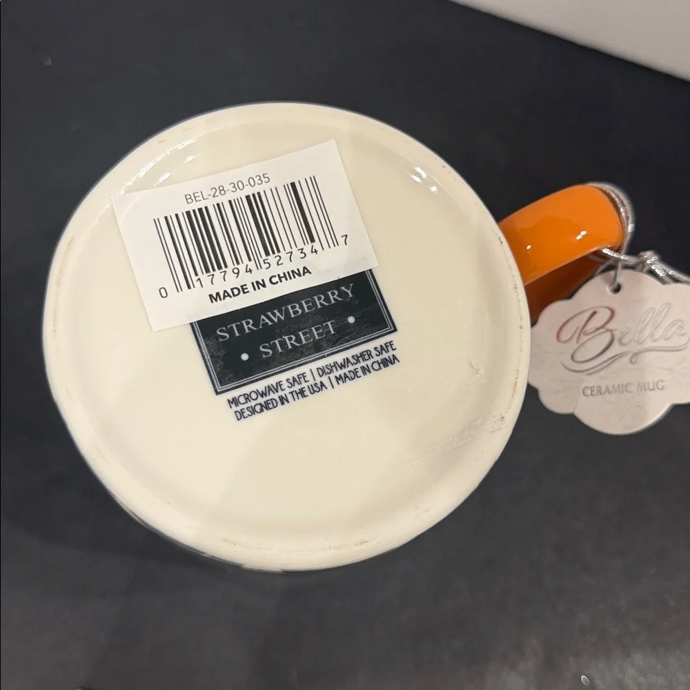 10 STRAWBERRY STREET HALLOWEEN/FALL COFFEE MUG w/ GHOSTS CATS BATS PUMPKINS- NEW - Picture 9 of 11